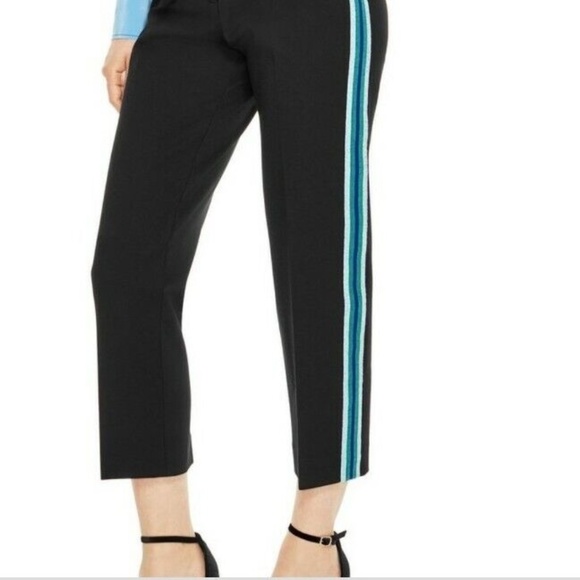 Sandro Striped Cropped Pants Size 40 - Picture 2 of 6